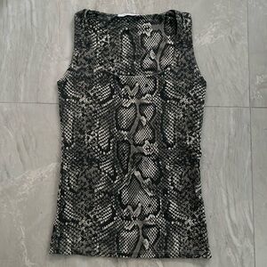 Snakeskin top